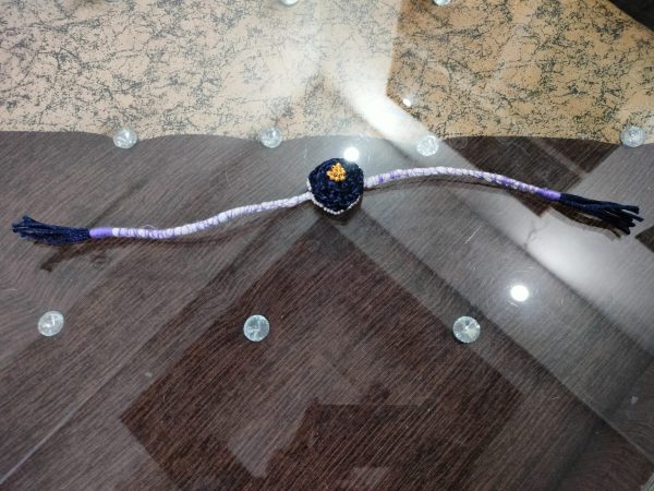 Handmade Fabric Rakhi/Bracelet for Women - Image 3