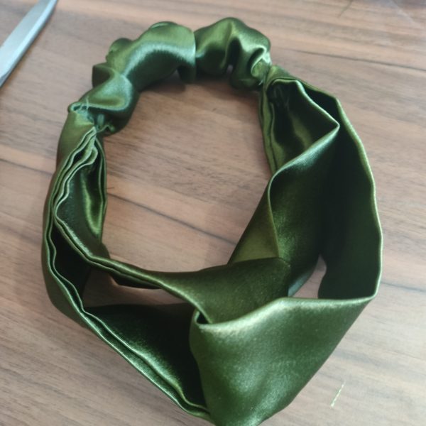 Headband Green Tie Dye Twist Knot