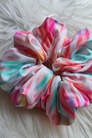 Handmade Cotton Scrunchie Large - Multicolour