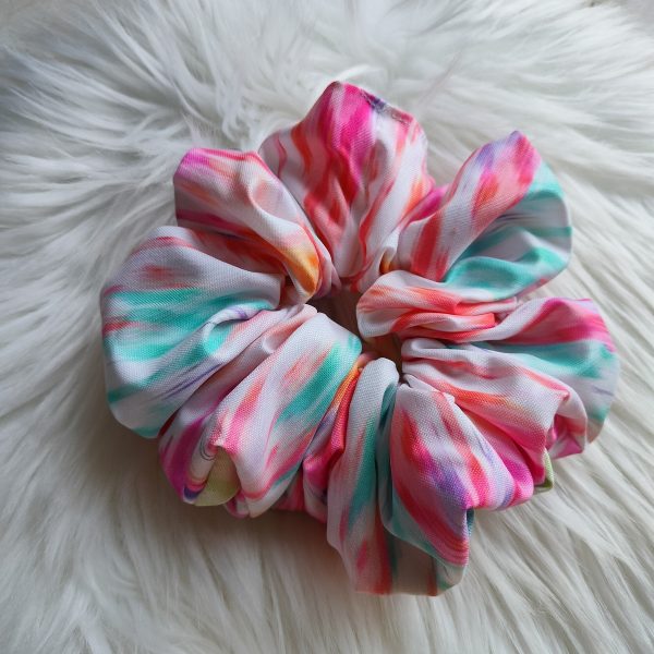 Handmade Cotton Scrunchie Large - Multicolour